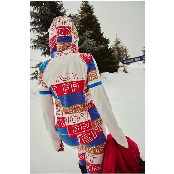 Free People Dawn To Dusk Printed Hoodie Large - Picture 2 of 6